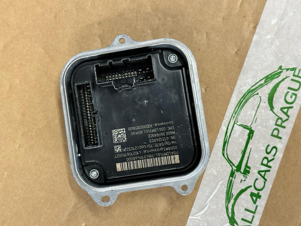 PEUGOT CITROEN SCHEINWERFER STEUERGERÄT LED-MODUL 984319468000 ORIGINAL NEU - Obrázek 9