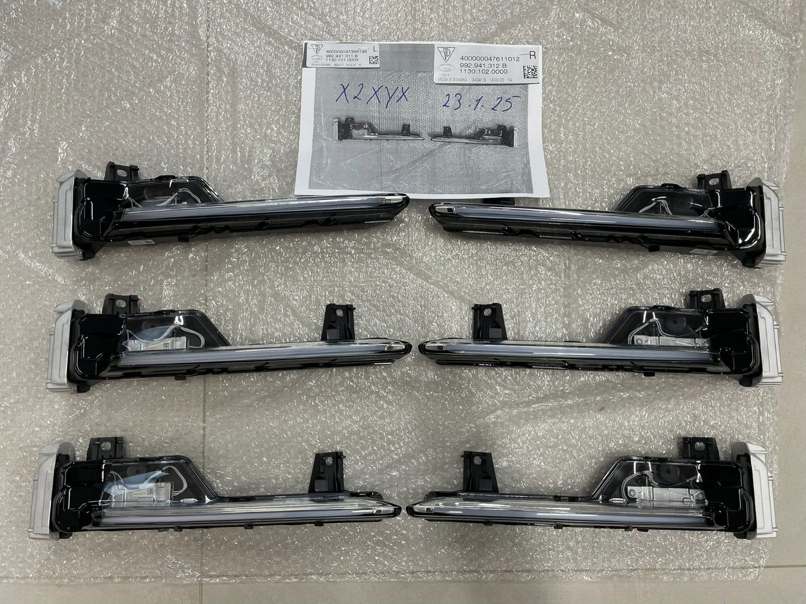 PORSCHE 911 992 LED TAG FAHRLICHT SCHEINWERFER L+R 992941311B 992941312B NEU - Obrázek 11