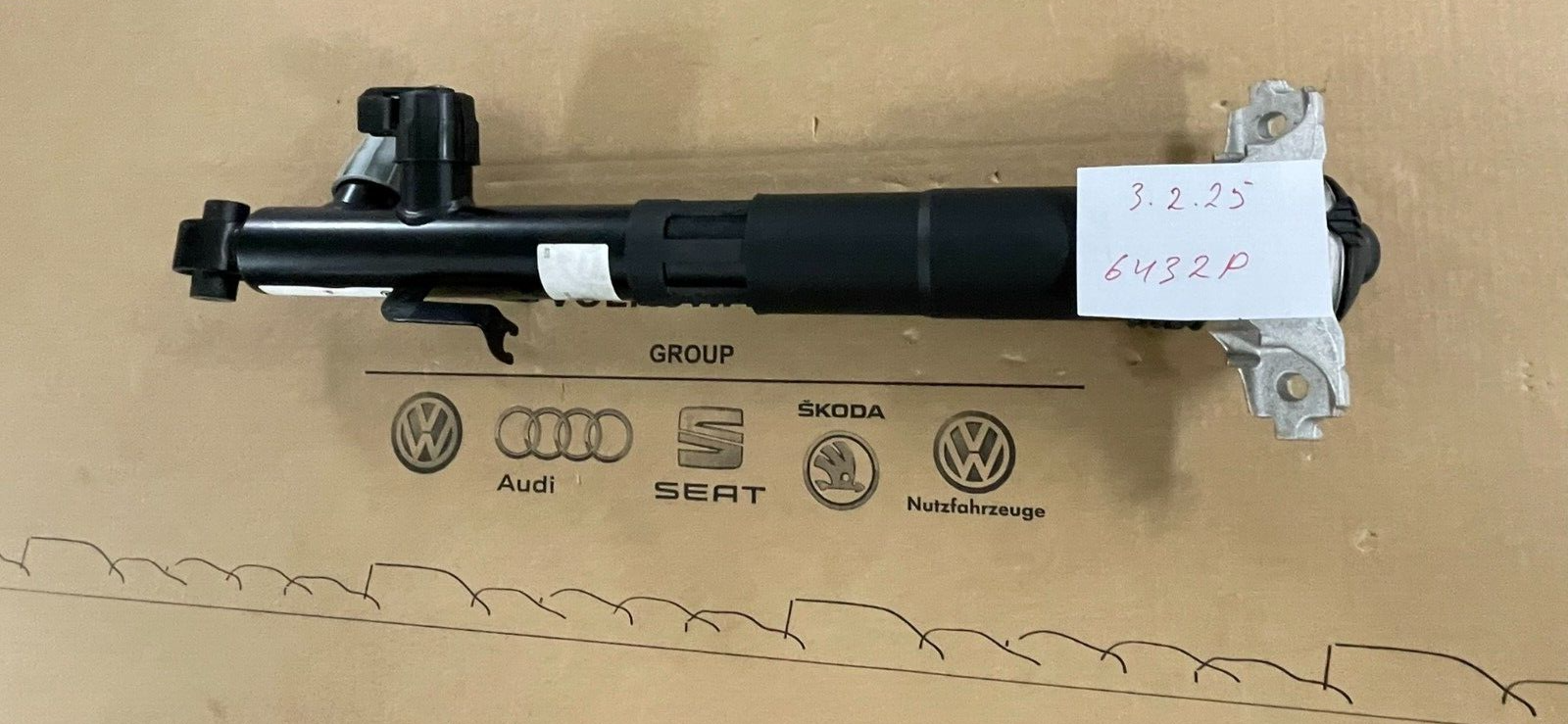 PORSCHE CAYENNE 9YA-2 STOSSDÄMPFER ELEKTRISCH HINTERACHSE LINKS 9Y0513027F NEU - Obrázek 25