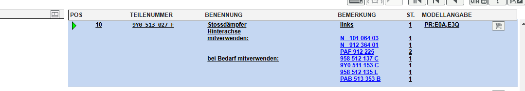 PORSCHE CAYENNE 9YA-2 STOSSDÄMPFER ELEKTRISCH HINTERACHSE LINKS 9Y0513027F NEU - Obrázek 9