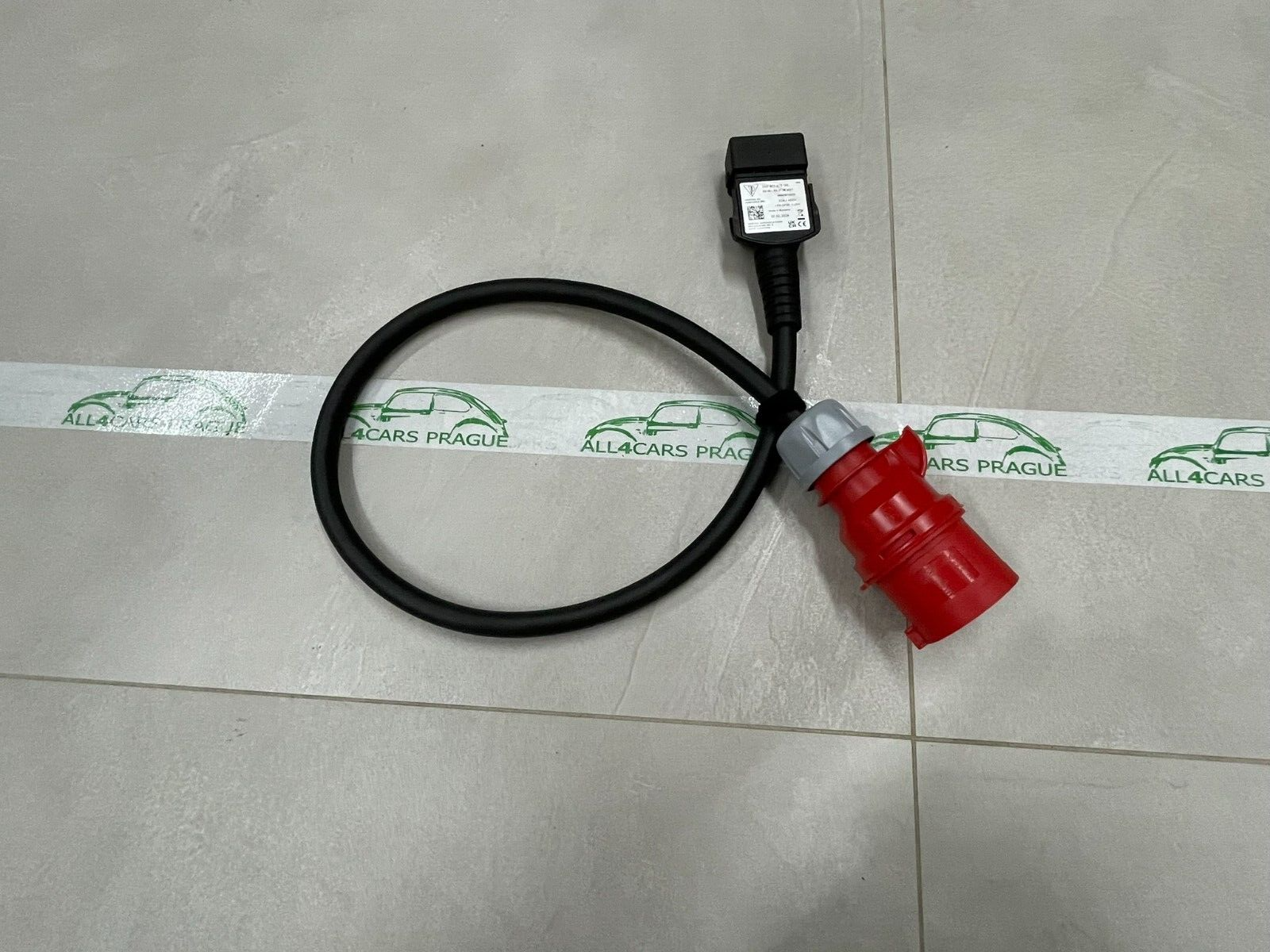 PORSCHE LADEKABEL FÜR NETZSTECKDOSE CEE 32A 3P 900MM GERADE 7PP971678GK ORIG.NEU - Obrázek 12