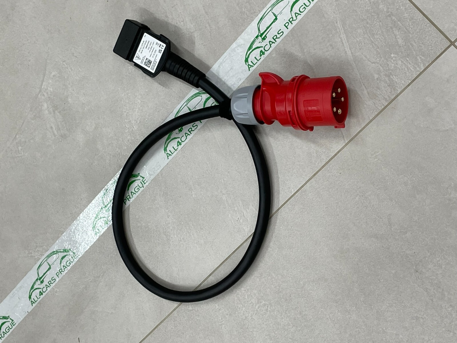 PORSCHE LADEKABEL FÜR NETZSTECKDOSE CEE 32A 3P 900MM GERADE 7PP971678GK ORIG.NEU - Obrázek 7