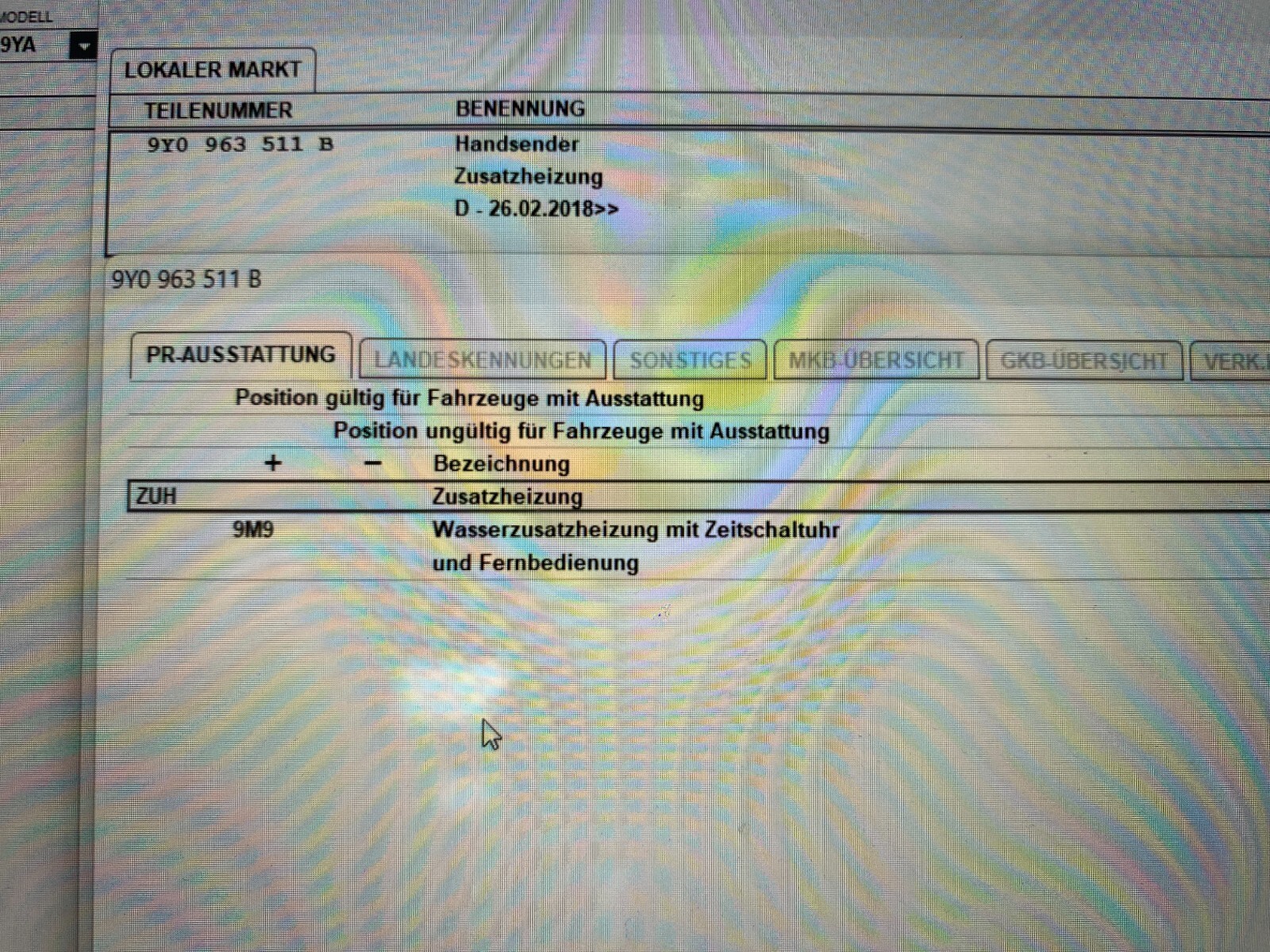 PORSCHE PANAMERA CAYENNE ... STANDHEIZUNG HANDSENDER WEBASTO 9Y0963511A FAST NEU - Obrázek 19