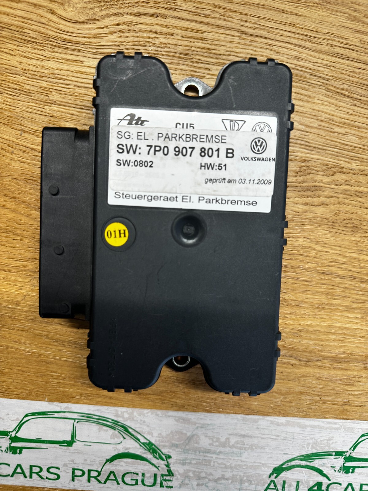 PORSCHE STEUERGERÄT ELEKTRONISCHE HANDBREMSE 7P0907801B Fast Neu dem v Test Car - Obrázek 3