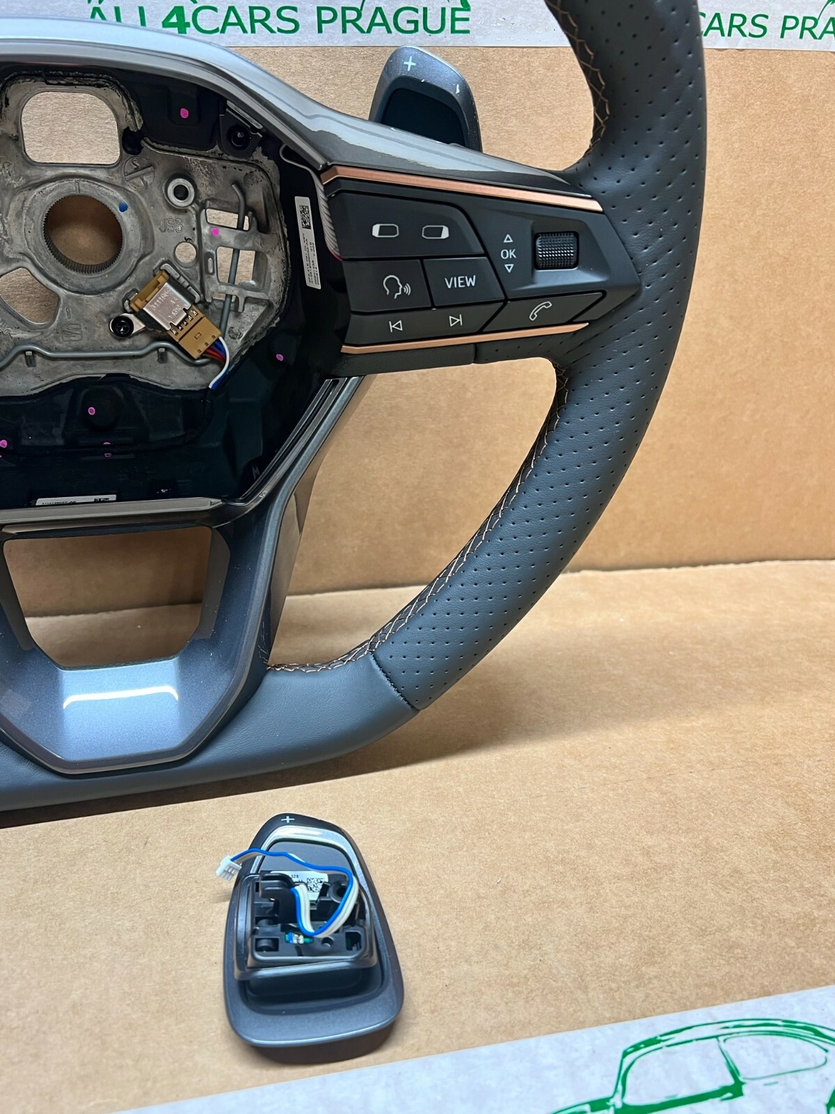 SEAT AUDI A3 A4 A5 A6 A7 STR. WHEEL PADDLES DSG LENKRAD SCHALTWIPPEN - Obrázek 5