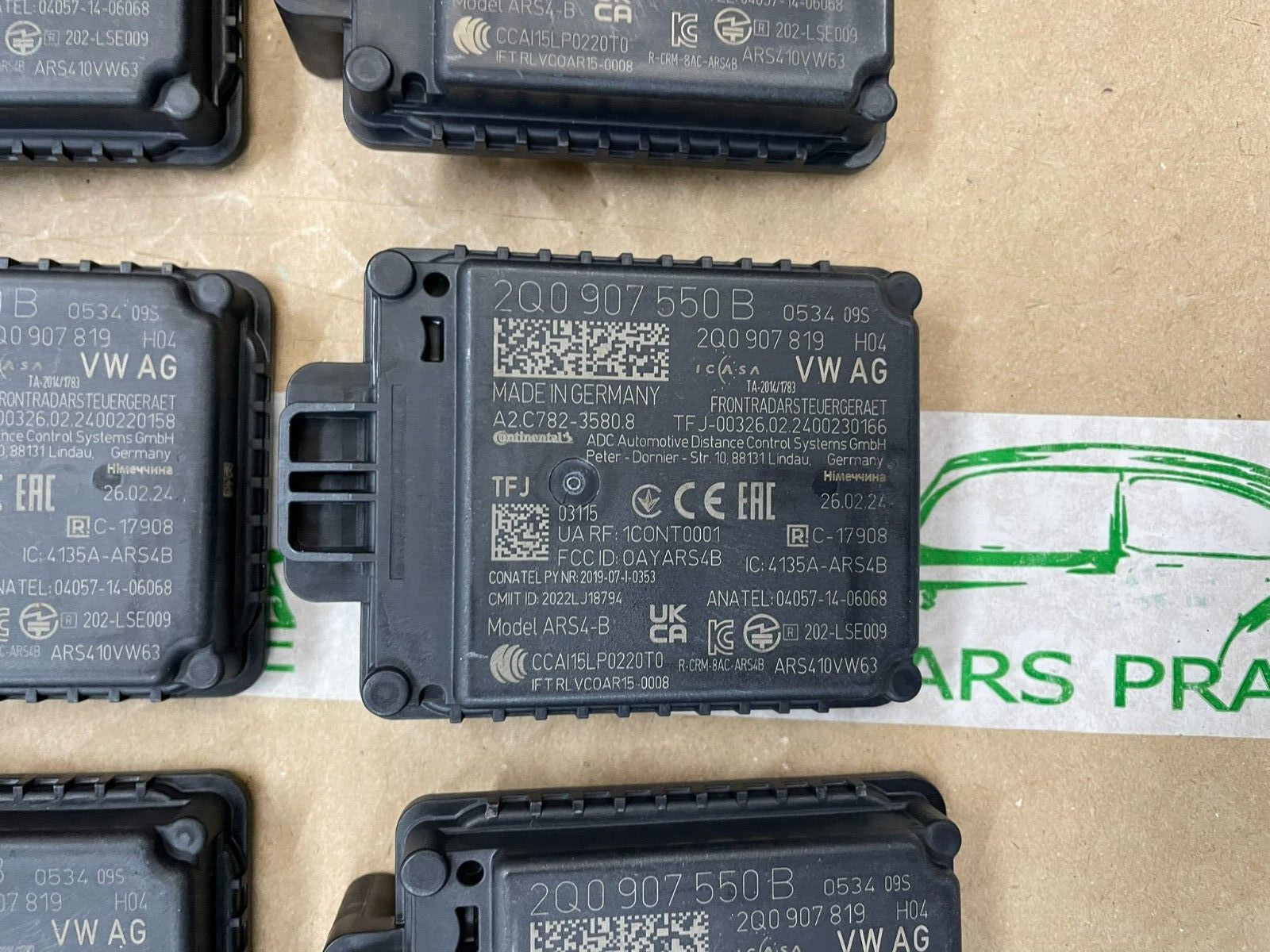 SEAT IBIZA ATECA ACC STEUERGERÄT FÜR ABSTANDSREGELUNG RADARSENSOR 2Q0907550B NEU - Obrázek 13