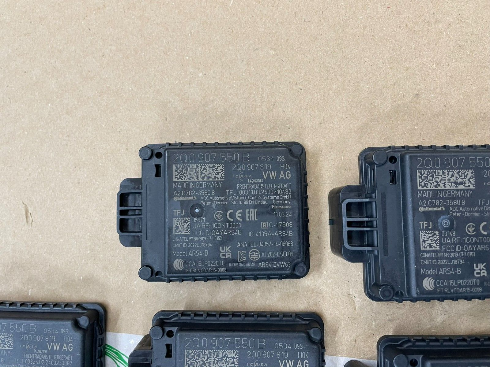 SEAT IBIZA ATECA ACC STEUERGERÄT FÜR ABSTANDSREGELUNG RADARSENSOR 2Q0907550B NEU - Obrázek 10