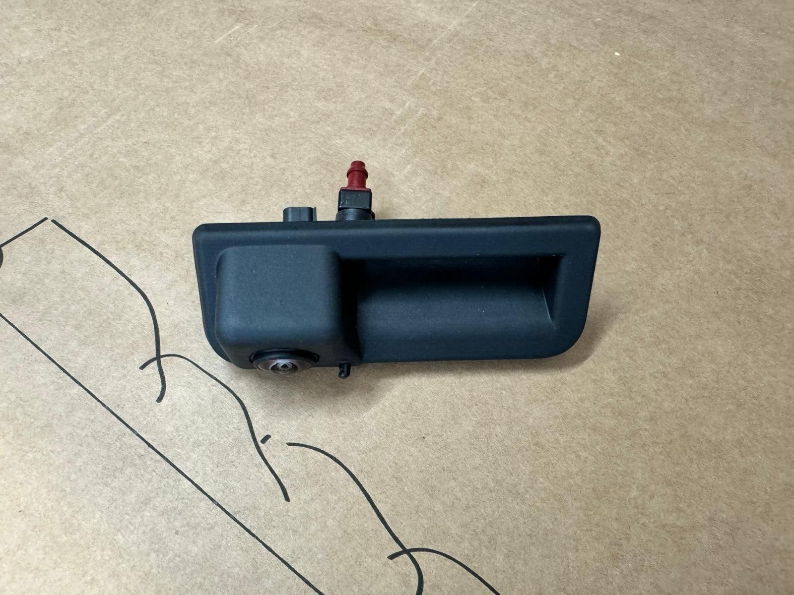 SEAT RÜCKFAHRKAMERA HECKKLAPPE REAR HANDLE CAMERA 5E3827566A + 5R3980568B NEU - Obrázek 12