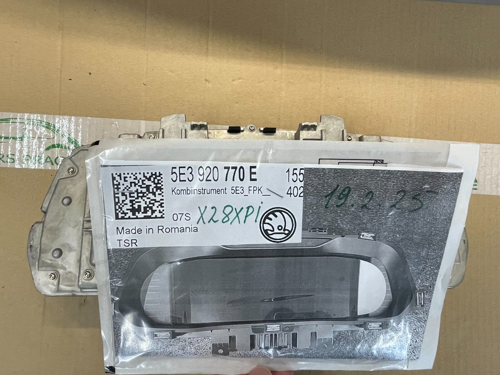 ŠKODA OCTAVIA 4 KOMBIINSTRUMENT TACHOMETER VIRTUAL COCPIT 5E3920770E - 0 KM NEW - Obrázek 23