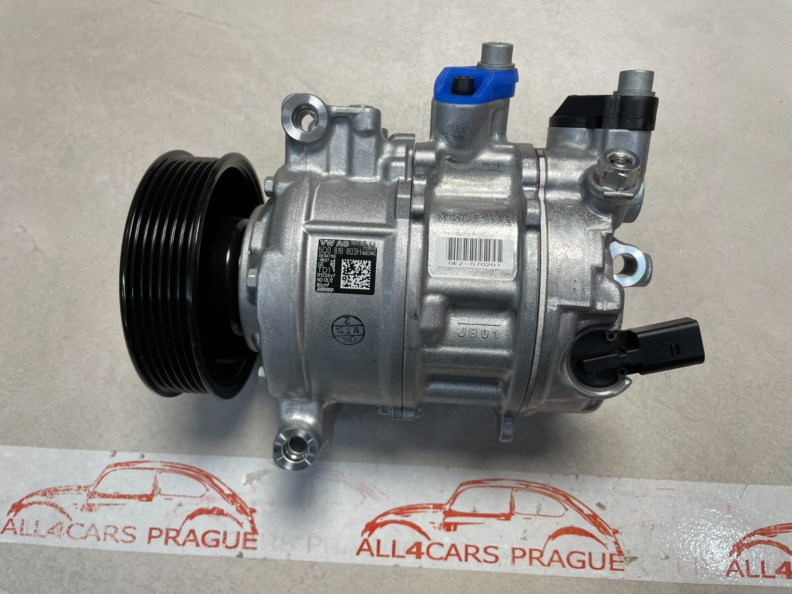 VOLKSWAGEN KLIMAKOMPRESSOR AUDI KLIMAKOMPRESOR 5Q0816803H ORIGINAL VW TEIL NEU!