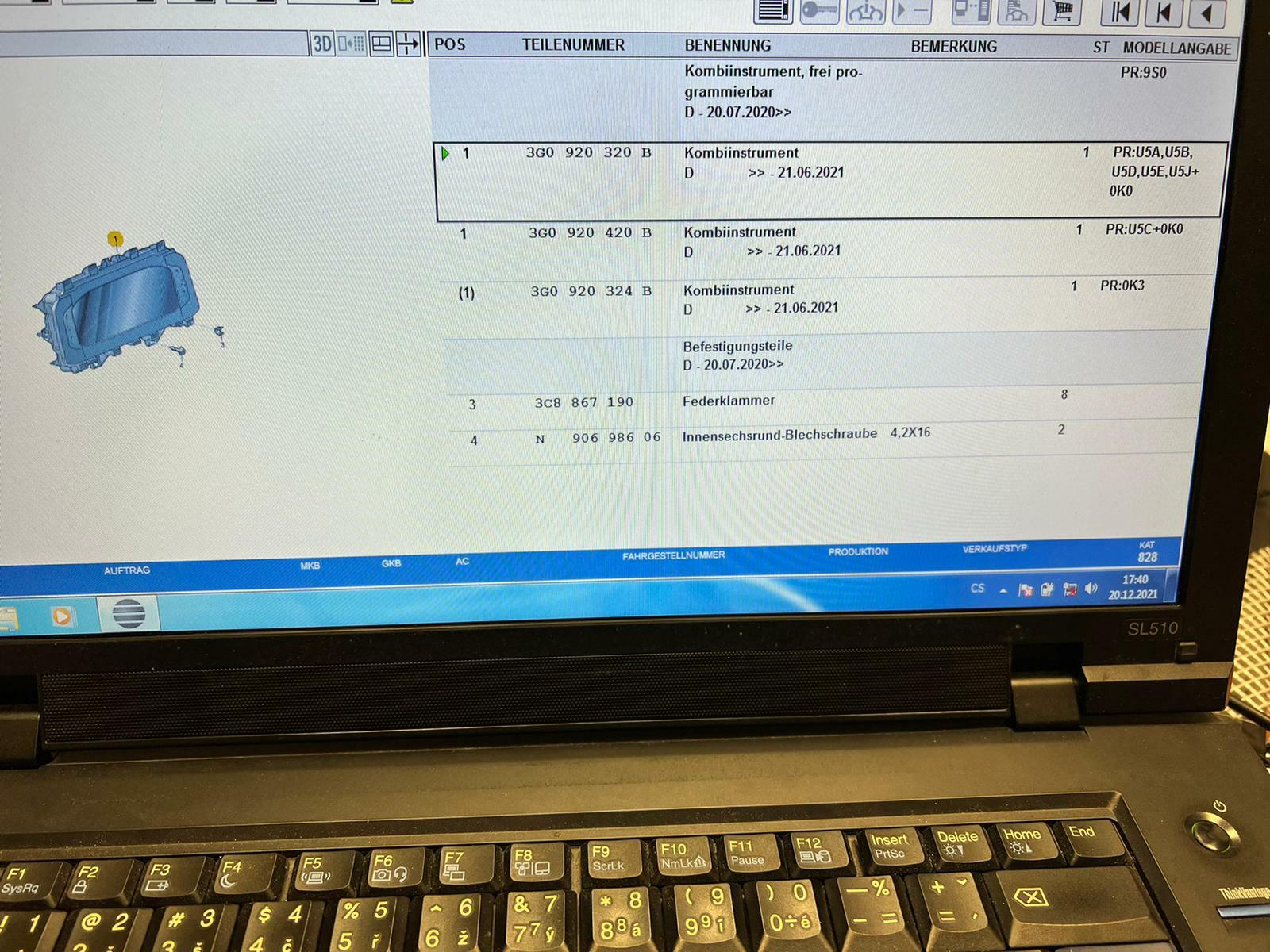 VW ARTEON VIRTUAL COCKPIT TACHOMETER 3G0920320B 0-KM !! ORIGINAL NEU VW TEIL !!! - Obrázek 7