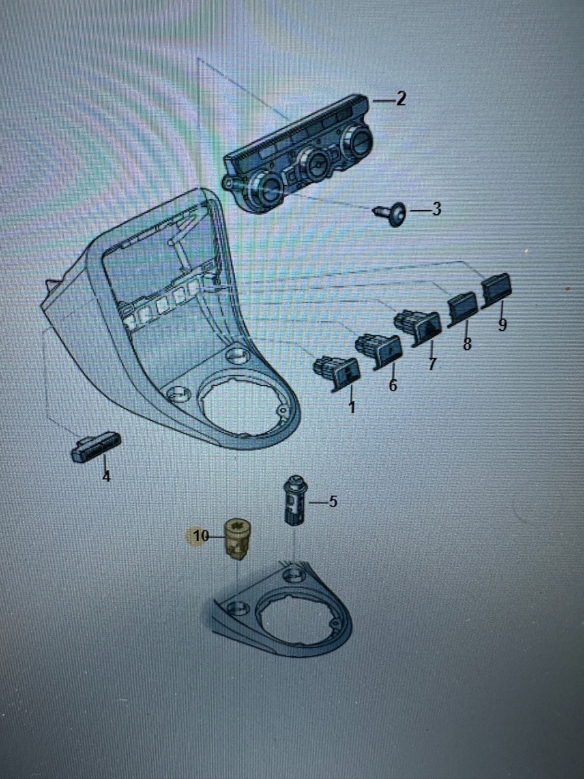 VW BEETLE CABRIO TASTER START STOP 5C5959839 FAST NEU TEIL DEM V TEST WAGEN!!! - Obrázek 6