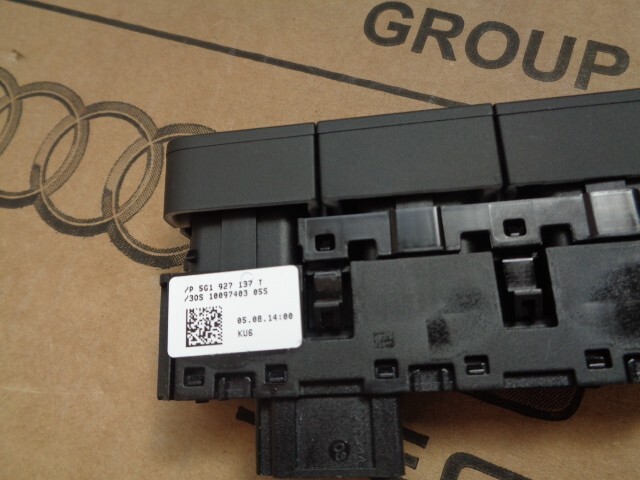 VW GOLF 7 VII SCHALTER DRUCKTASTEN ECO START/STOP 5G1927137T Fast Neu Test Car.. - Obrázek 3