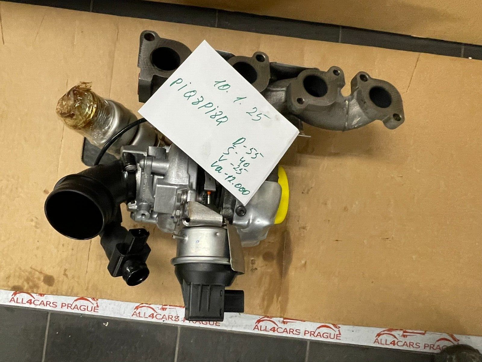 VW JETTA TURBOLADER 2.0 TDI CDJA CJDD 2X0253056 V. NEUEN MOTOR DEMONTIERT VW ORG - Obrázek 17