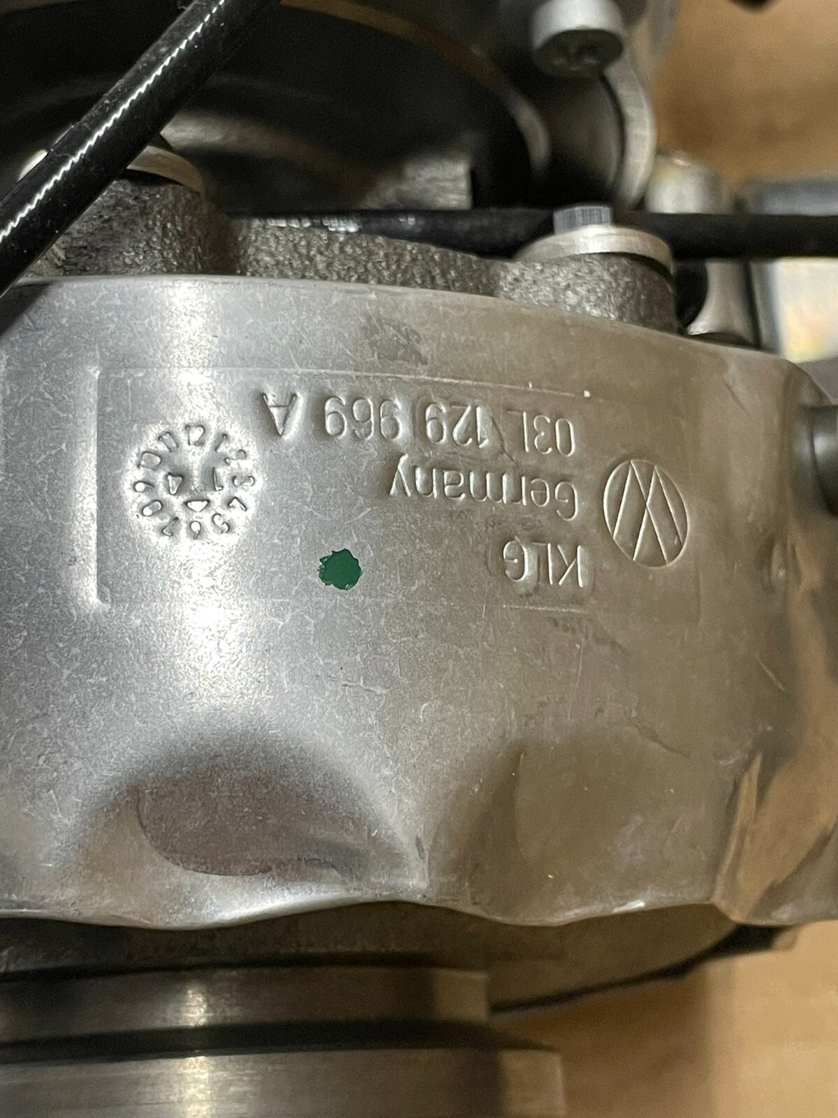 VW JETTA TURBOLADER 2.0 TDI CDJA CJDD 2X0253056 V. NEUEN MOTOR DEMONTIERT VW ORG - Obrázek 6