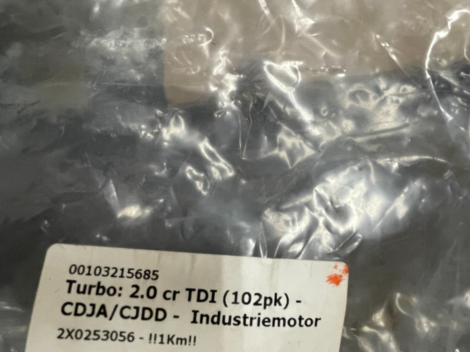 VW JETTA TURBOLADER 2.0 TDI CDJA CJDD 2X0253056 V. NEUEN MOTOR DEMONTIERT VW ORG - Obrázek 7