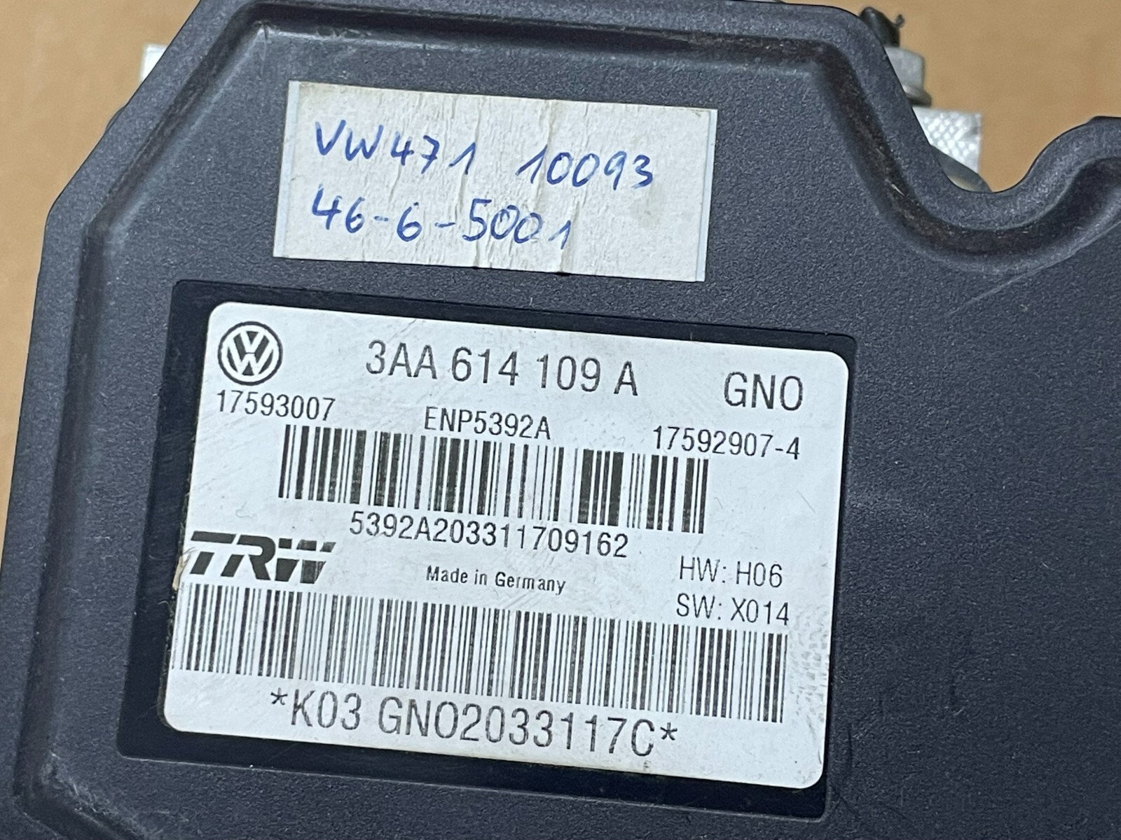 VW PASSAT ABS ESP STEUERGERÄT HYDROSTEUERGERÄT 3AA614109A FAST NEU - TEST WAGEN - Obrázek 3