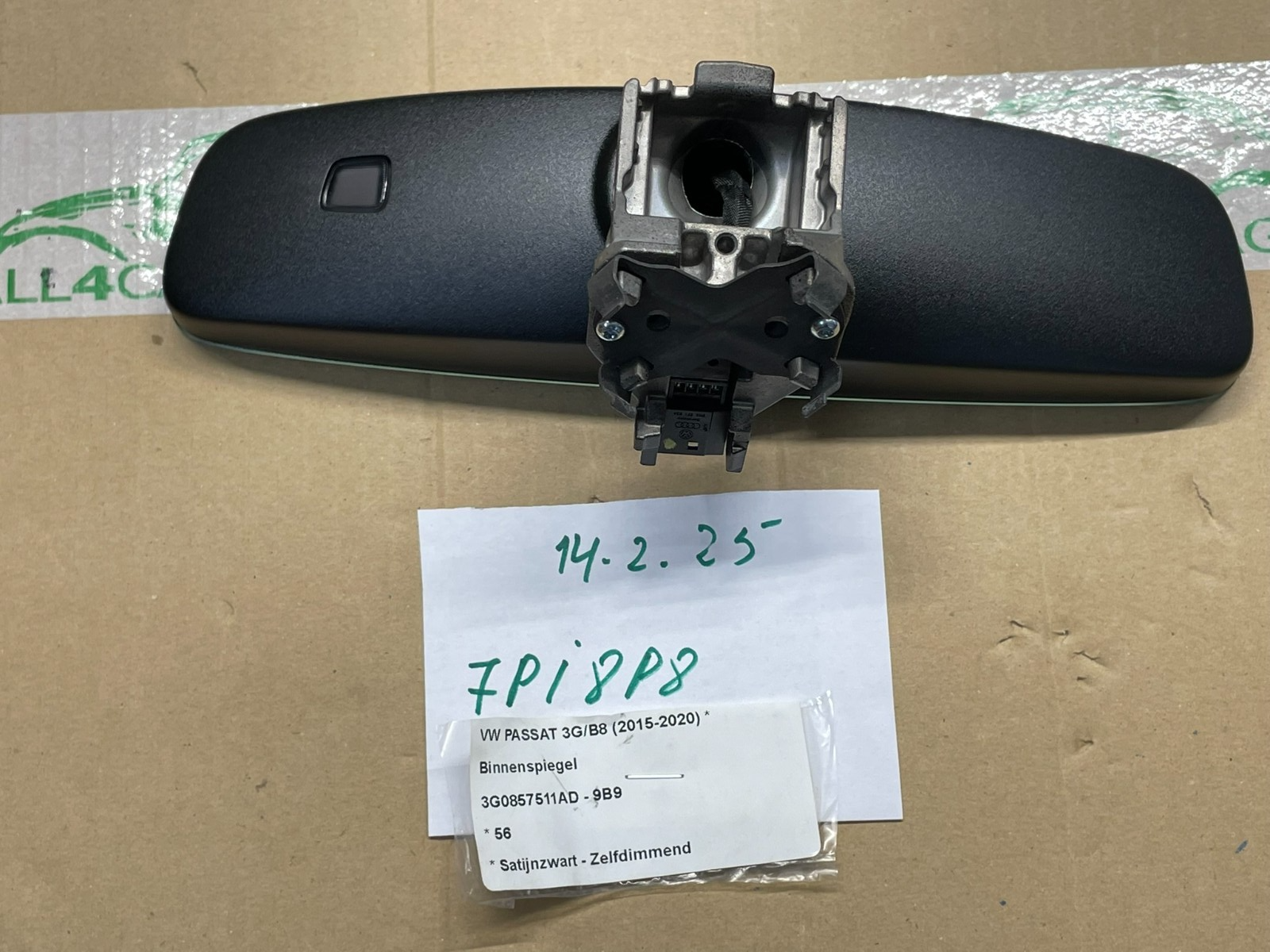 VW PASSAT INNENSPIEGEL AUTOMATISCH ABBLENDBAR 3G0857511AD Fast Neu dem Test Car - Obrázek 12
