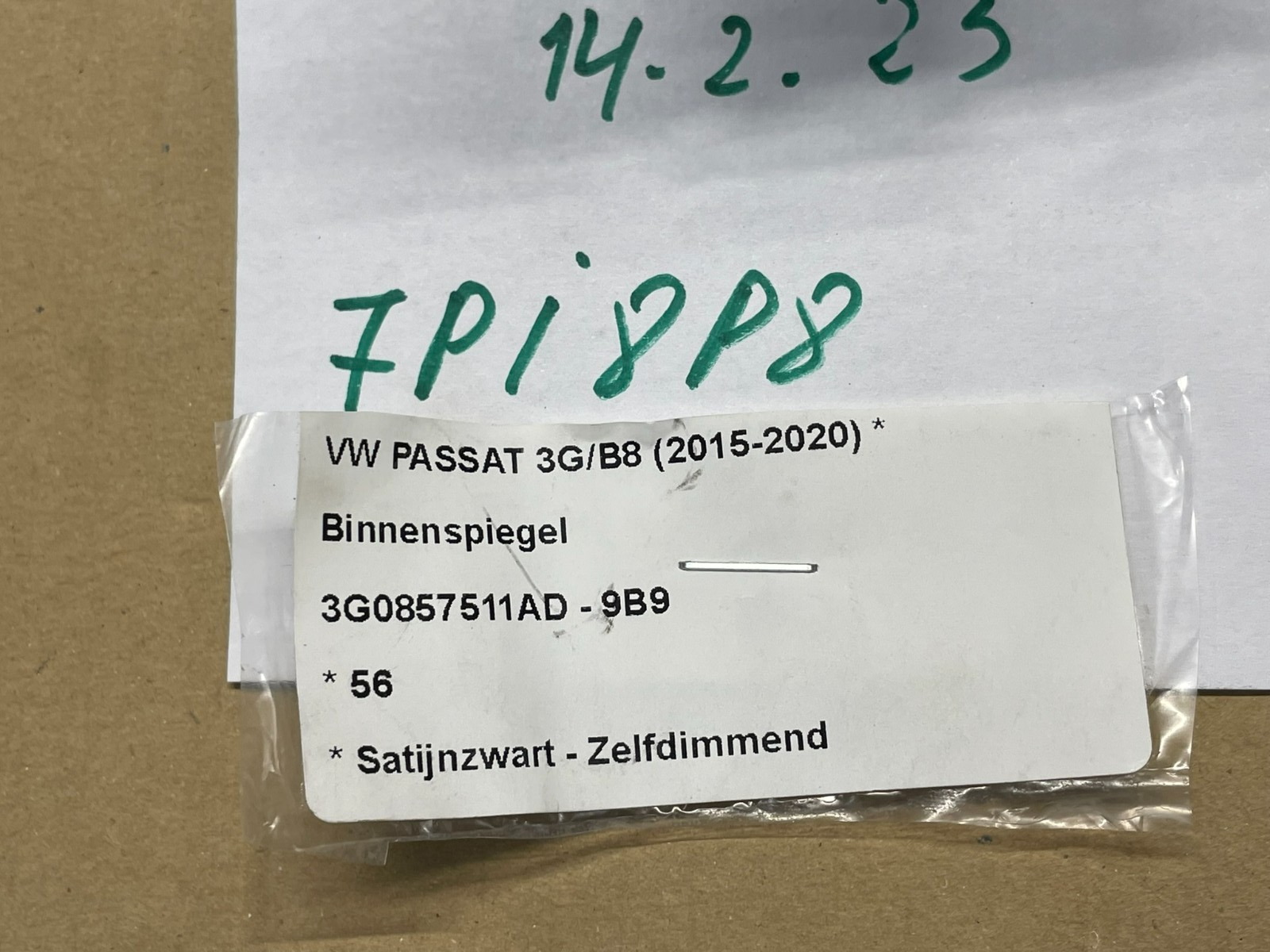 VW PASSAT INNENSPIEGEL AUTOMATISCH ABBLENDBAR 3G0857511AD Fast Neu dem Test Car - Obrázek 13