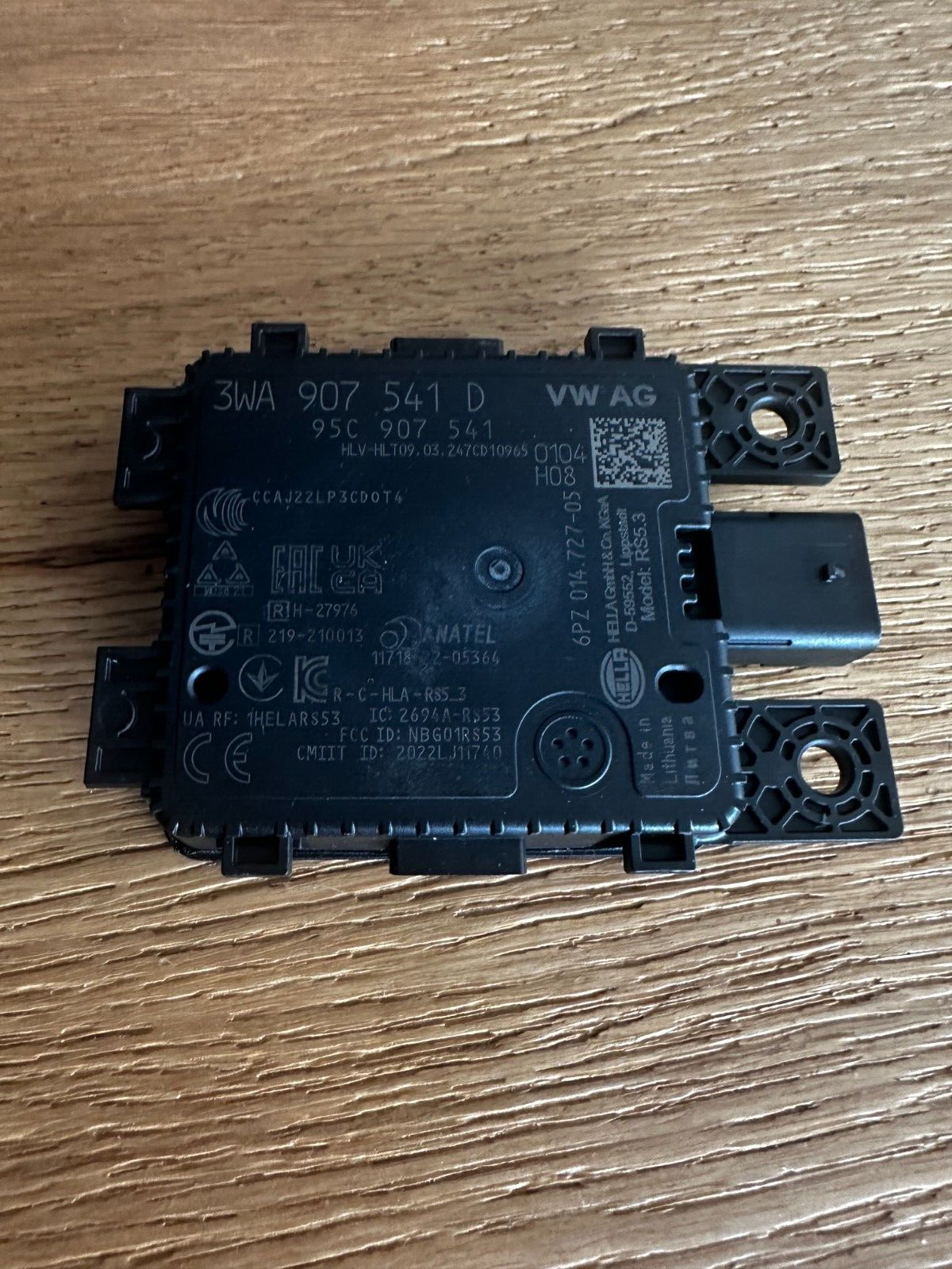 VW PASSAT TIGUAN III 2024 ACC RADARSENSOR ABSTANDSREGELUNG 3WA907541D ORIG,NEU ! - Obrázek 3