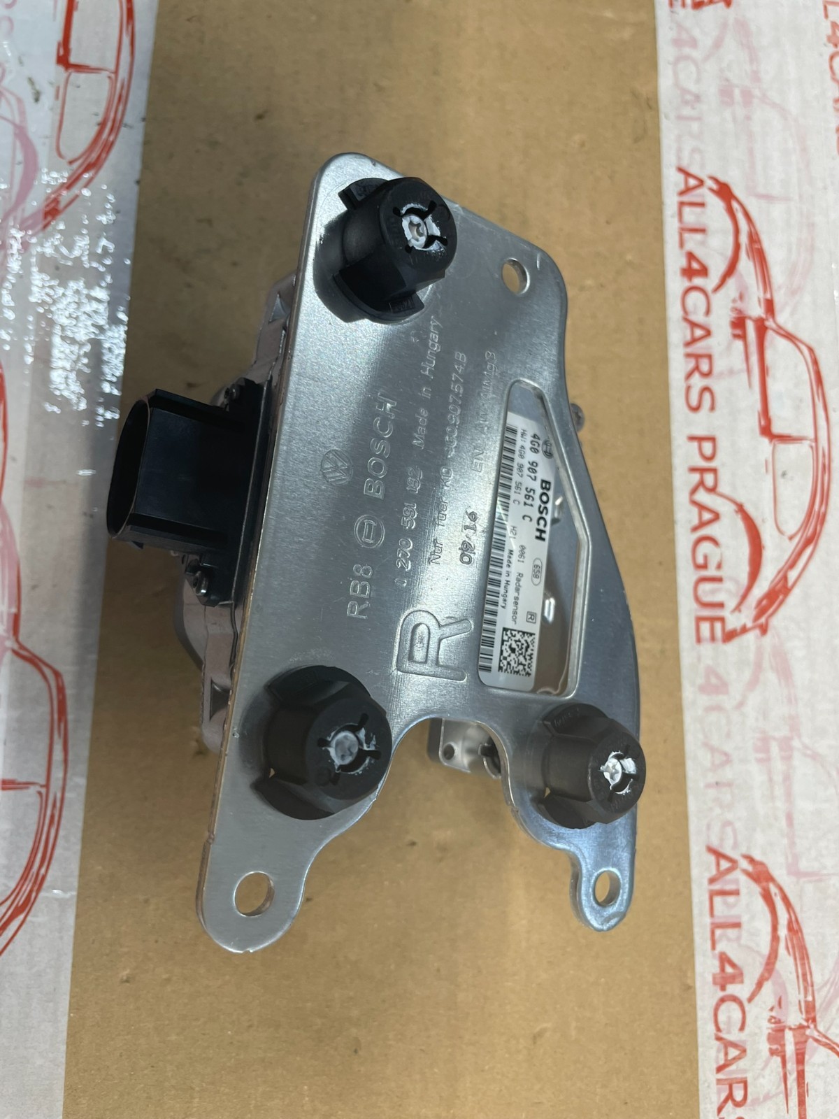 VW PHIDEON ACC RADAR SENSOR RECHTS ABSTANDSREGELUNG 4G0907561C ORIG VW NEU TEIL - Obrázek 16