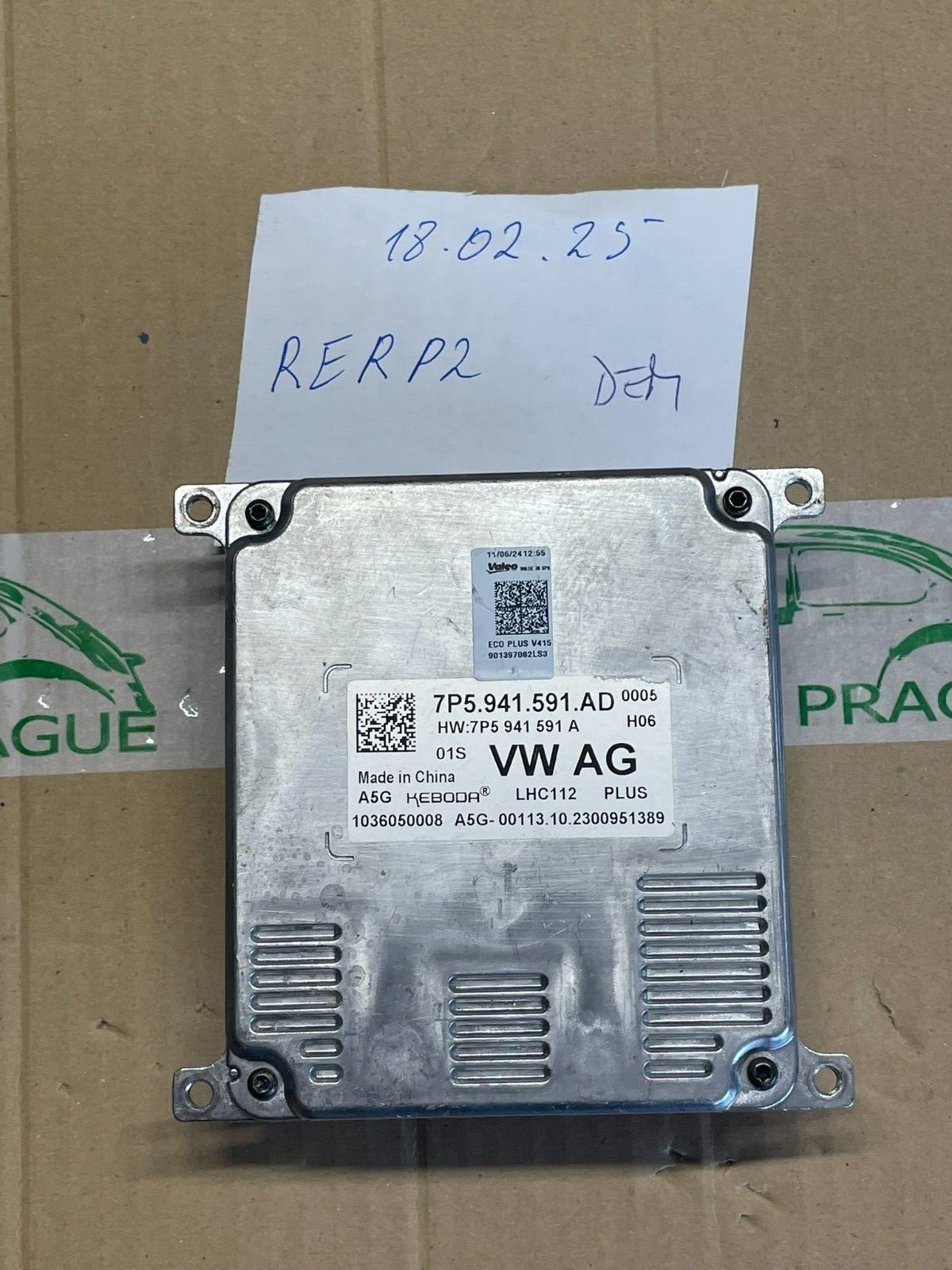 VW ŠKODA SEAT SCHEINWERFER STEUERGERÄT 7P5941591AD DEMONT VOM TEST CAR ORIG VW - Obrázek 12