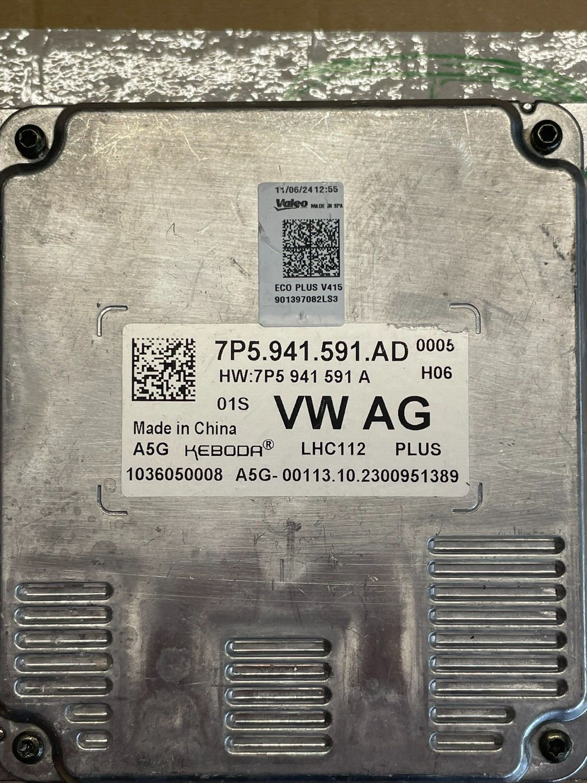 VW ŠKODA SEAT SCHEINWERFER STEUERGERÄT 7P5941591AD DEMONT VOM TEST CAR ORIG VW - Obrázek 7