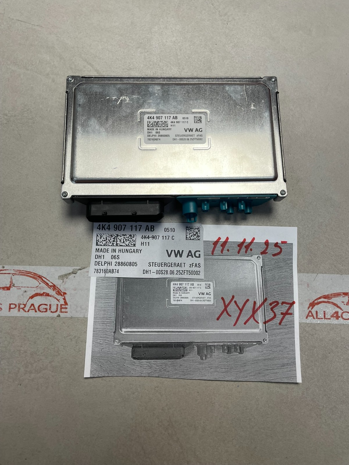 VW STEUERGERÄT ASSISTENZSYSTEME STEUERGERÄT FÜR KAMERAS 360° 4K4907117AB , NEU - Obrázek 25