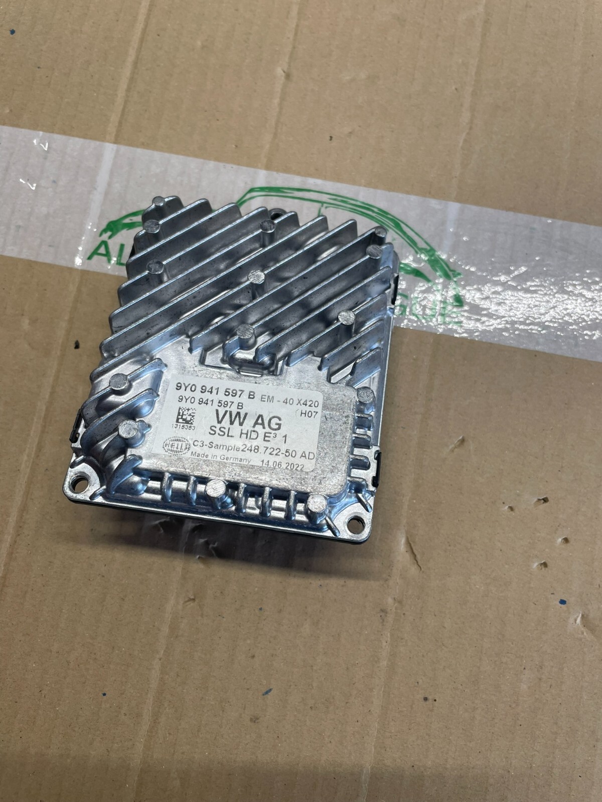 VW TIGUAN 2024 SCHEINWERFER STEUERGERÄT 9Y0941597B DEMONT VOM TEST WAGEN ORIG VW - Obrázek 6