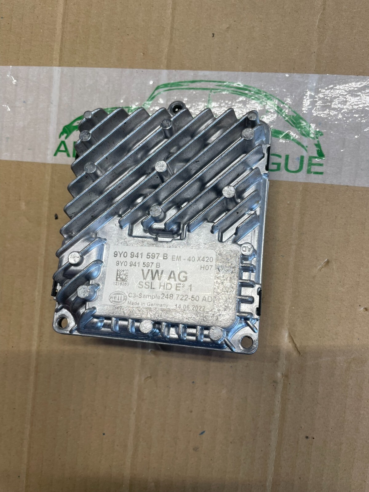 VW TIGUAN 2024 SCHEINWERFER STEUERGERÄT 9Y0941597B DEMONT VOM TEST WAGEN ORIG VW