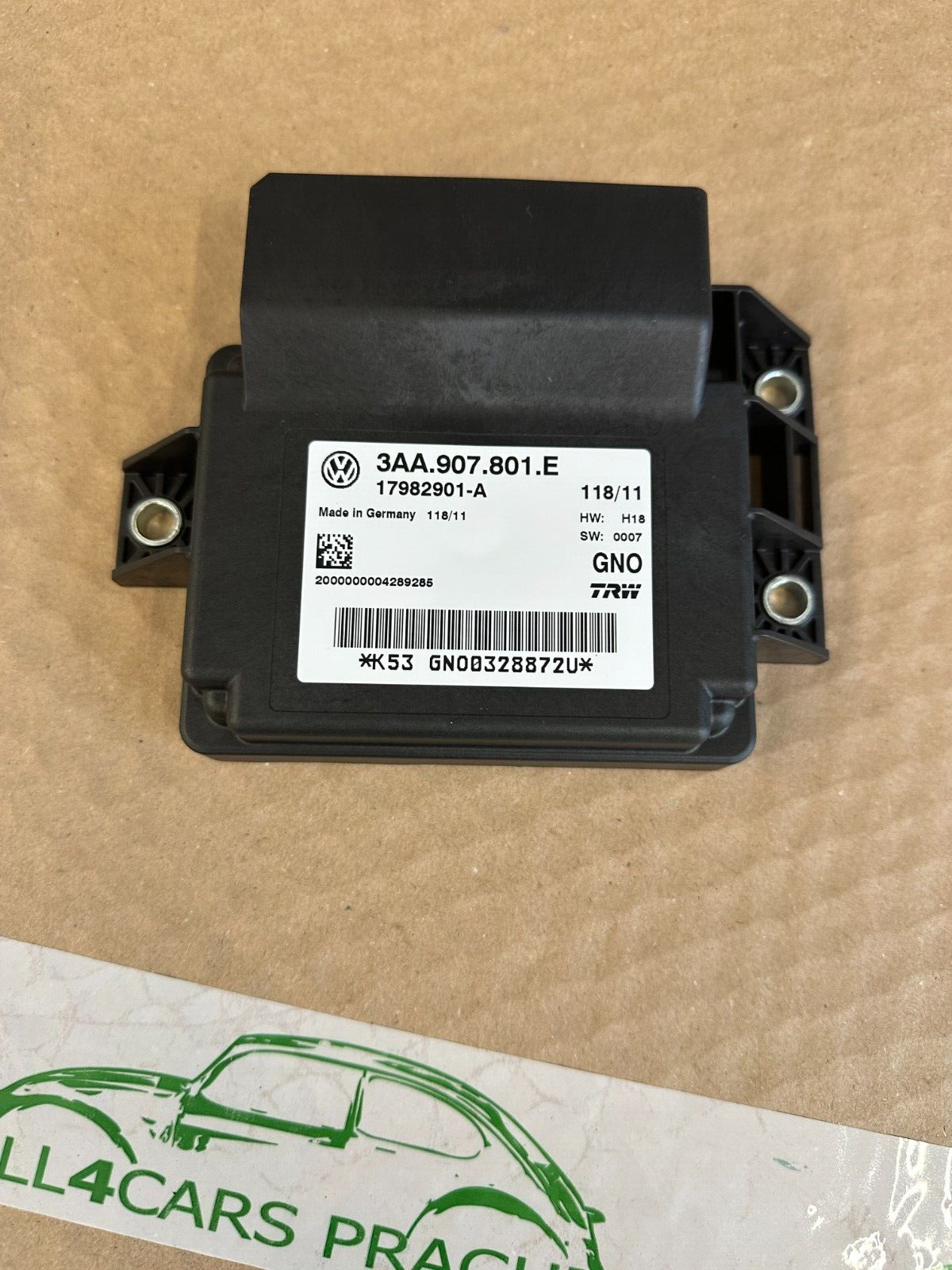 VW TIGUAN PASSAT SHARAN STEUERGERÄT FESTSTELLBREMSE 3AA907801E/J. Fast Neu Teil - Obrázek 7