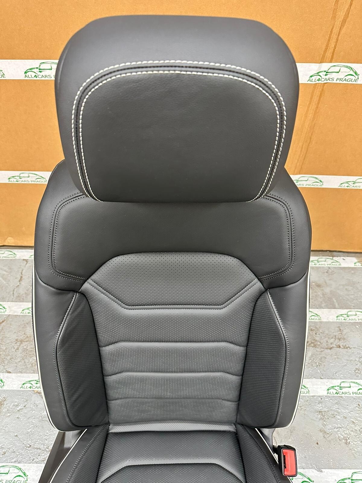 VW TOUAREG CR7 760 SITZE SPORT LEDER SITZEN SCHWARZ LEDER VON TEST WAGEN!! - Obrázek 5