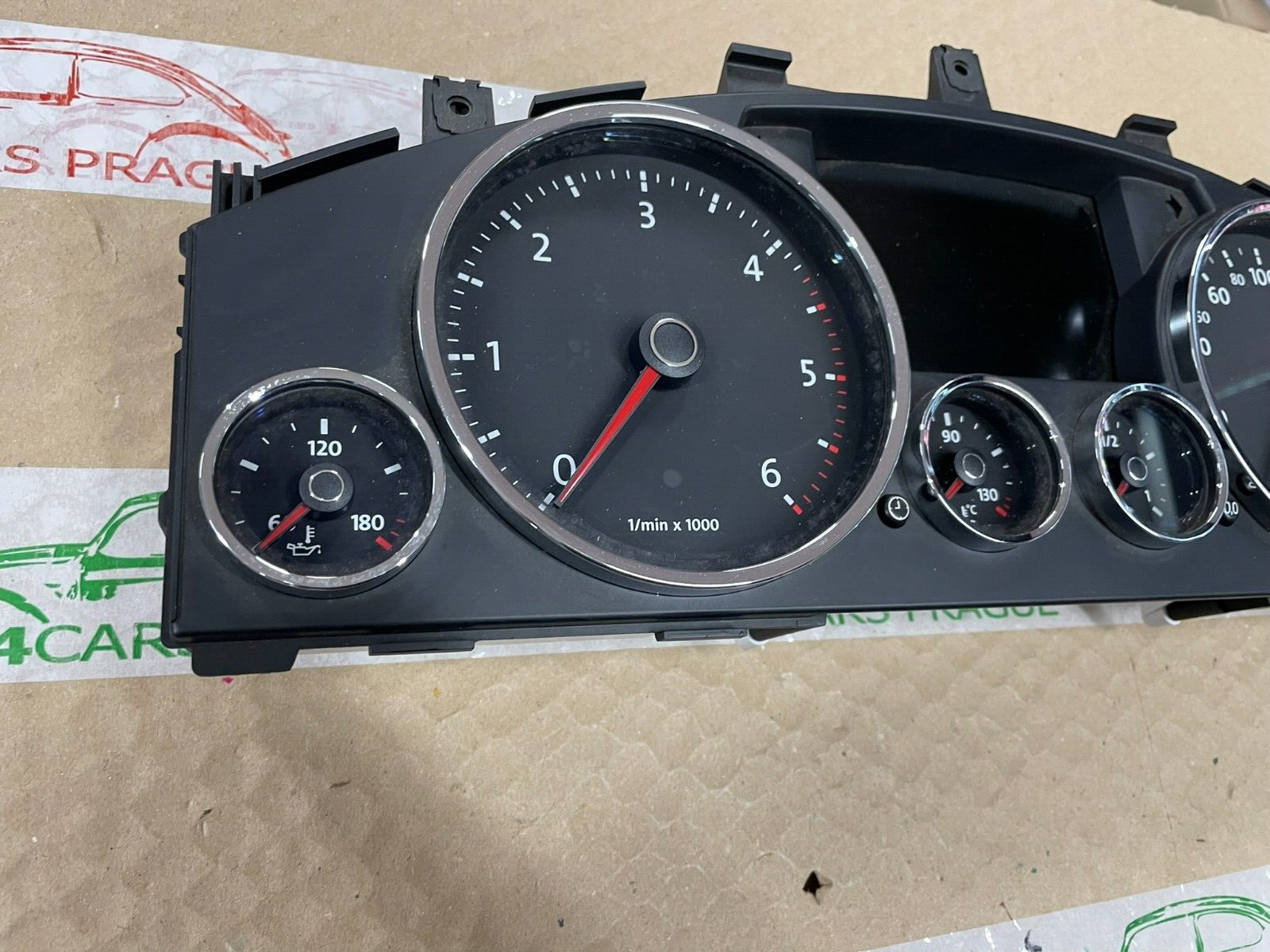 VW TOUAREG TACHOMETER KOMBIINSTRUMENT 7L6920890K FAST NEU DEM V TEST CAR - Obrázek 7