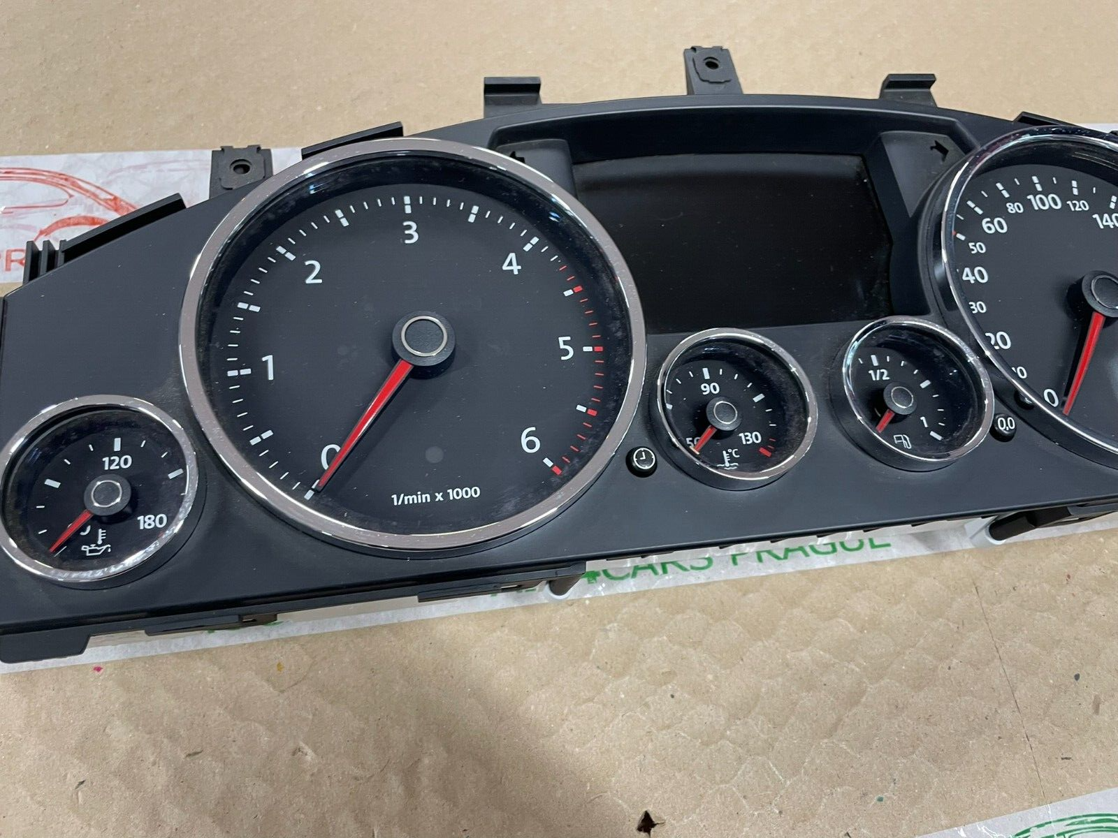 VW TOUAREG TACHOMETER KOMBIINSTRUMENT 7L6920890K FAST NEU DEM V TEST CAR - Obrázek 8