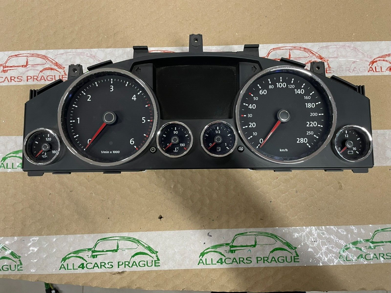 VW TOUAREG TACHOMETER KOMBIINSTRUMENT 7L6920890K FAST NEU DEM V TEST CAR