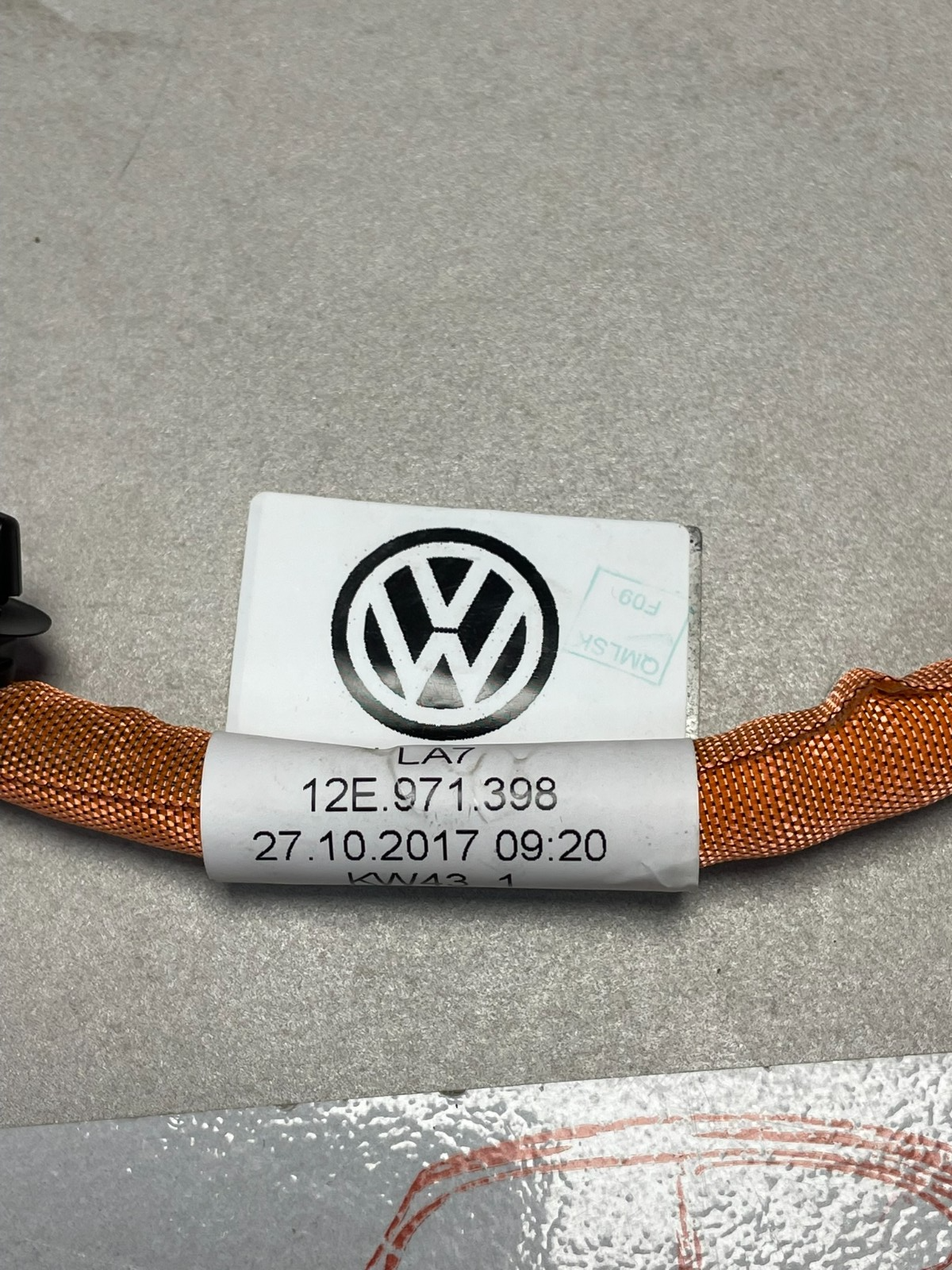 VW UP, ŠKODA CITIGO, SEAT MII HOCHVOLTLEITUNG FÜR LADEGERÄT 12E971398 VW ORIG. ! - Obrázek 3