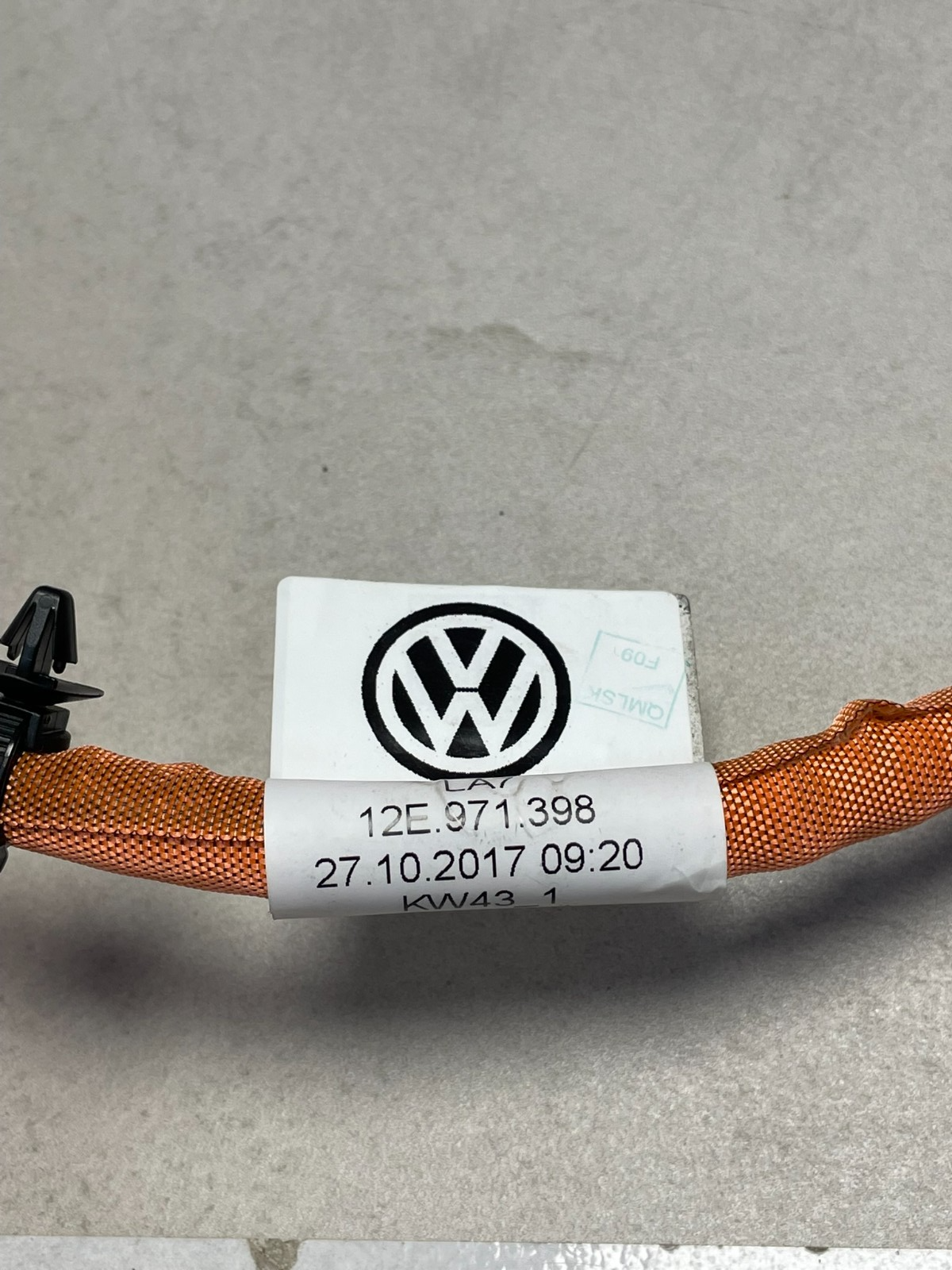 VW UP, ŠKODA CITIGO, SEAT MII HOCHVOLTLEITUNG FÜR LADEGERÄT 12E971398 VW ORIG. ! - Obrázek 7