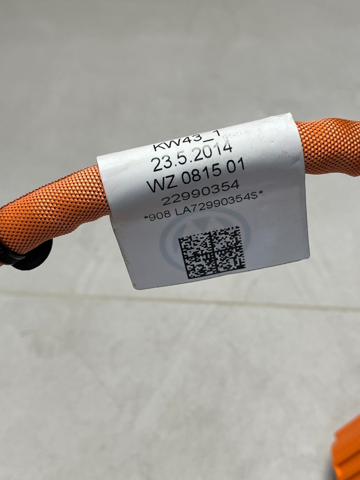 VW UP, ŠKODA CITIGO, SEAT MII HOCHVOLTLEITUNG FÜR LADEGERÄT 12E971398 VW ORIG. ! - Obrázek 8